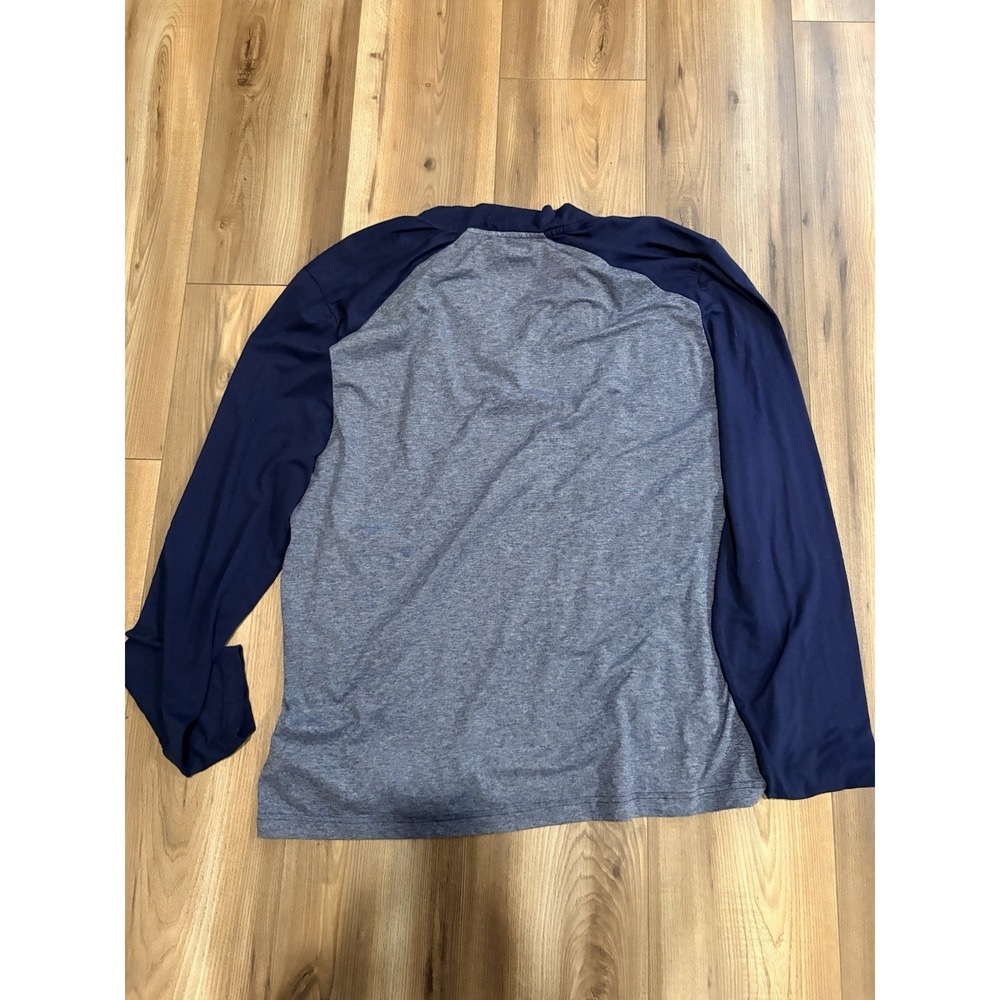 Fanatics Seattle Sea Hawks Quarterzip Men's XL Navy Blue Pullover - Picture 5 of 6